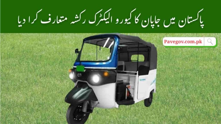 Japan’s Terra Motors Introduces Kyoro Electric Three-Wheeler in Pakistan 2025