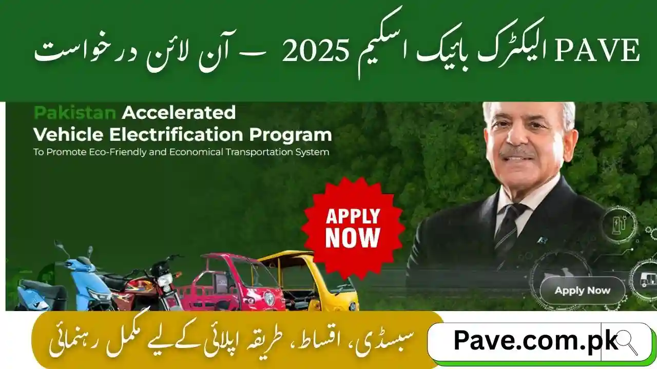 Pakistan’s PAVE PM Scheme: A Step Towards a Sustainable Future in Vehicle Electrification 1 PAVE PM Scheme