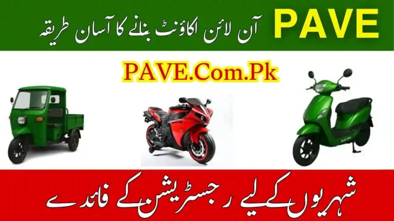 PAVE Portal Registration