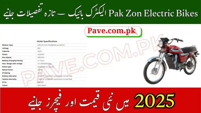 Pak Zon Electric Bikes: Fuel-Efficient and Eco-Friendly for Everyday Use 6 Pak Zon Electric Bikes