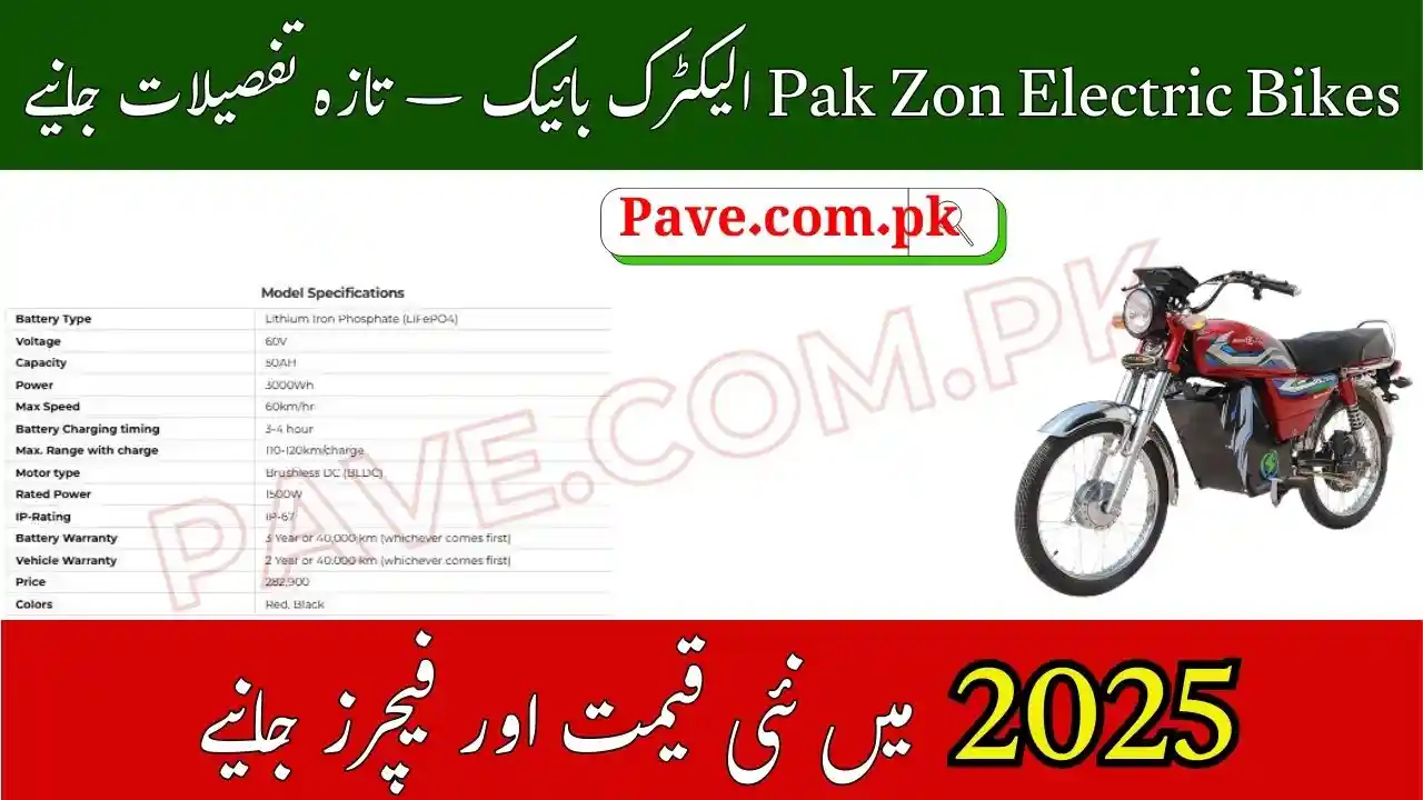 Pak Zon Electric Bikes: Fuel-Efficient and Eco-Friendly for Everyday Use 1 Pak Zon Electric Bikes