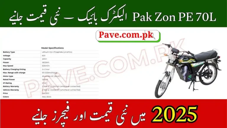 Pak Zon PE 70L: Affordable and Reliable Electric Bike for Daily Commuters 9 Pak Zon PE 70L