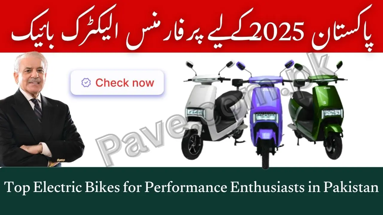 Top Electric Bikes for Performance Enthusiasts in Pakistan December 2025 – PAVE Subsidy 1 Performance Electric Bikes Pakistan 2025 PAVE