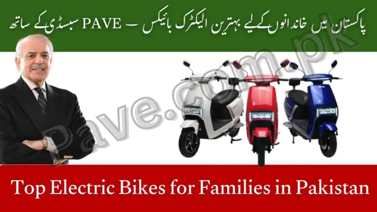 Top Electric Bikes for Families in Pakistan – PAVE Subsidy Available 4 Top Electric Bikes for Families in Pakistan – PAVE Subsidy Available