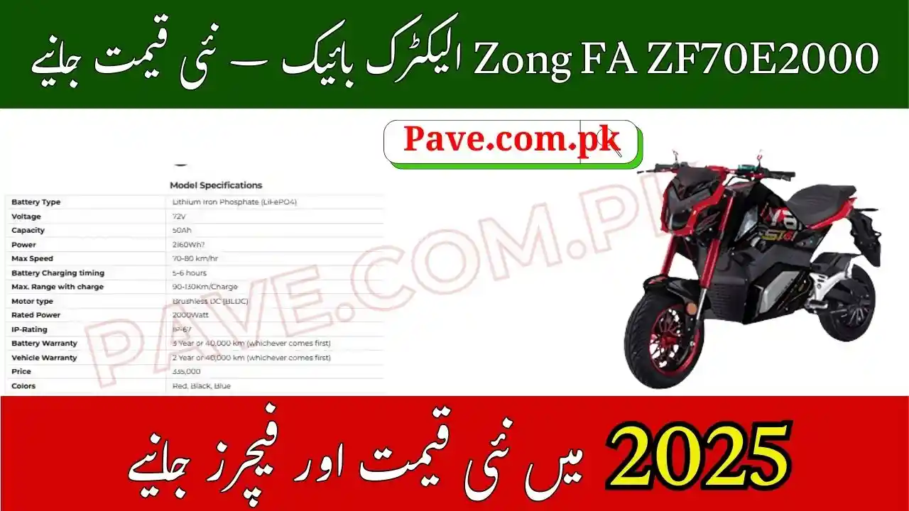 Zong FA ZF70E2000: Affordable and Efficient Electric Bike for Daily Use 1 Zong FA ZF70E2000