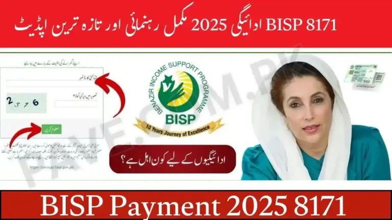 8171 BISP Payment 2025 – Safe and Proven Methods Guide 6 8171 BISP Payment 2025