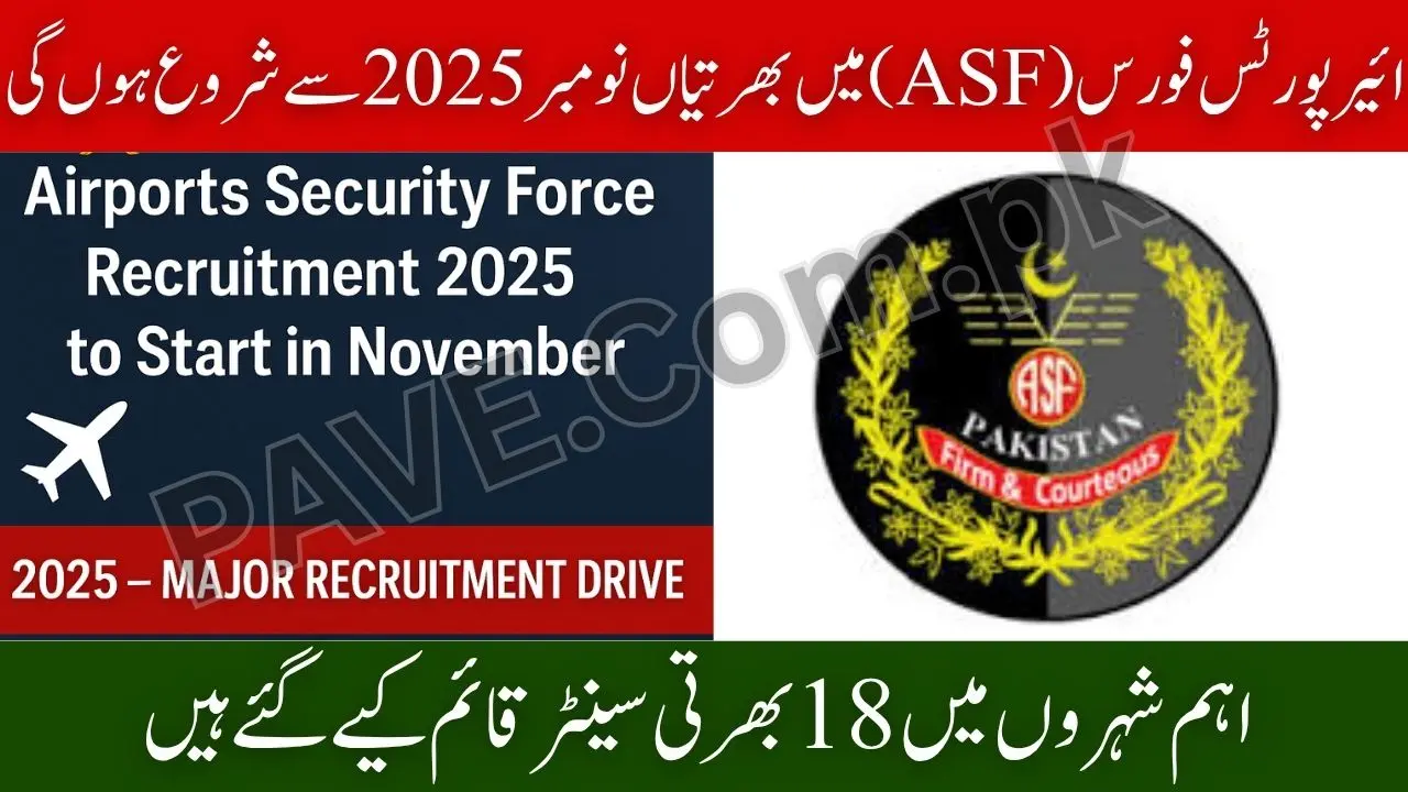 Breaking: Airports Security Force Recruitment 2025 to Start in November 1 Airports Security Force Recruitment 2025 to Start in November