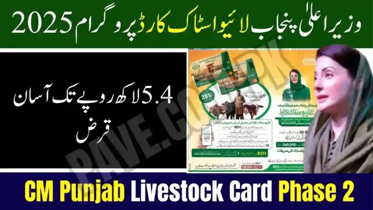 CM Punjab Livestock Card Phase 2