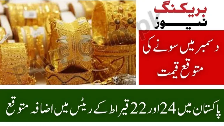 Future Gold Price in Pakistan – Expected Increase December 2025 2 Future Gold Price in Pakistan