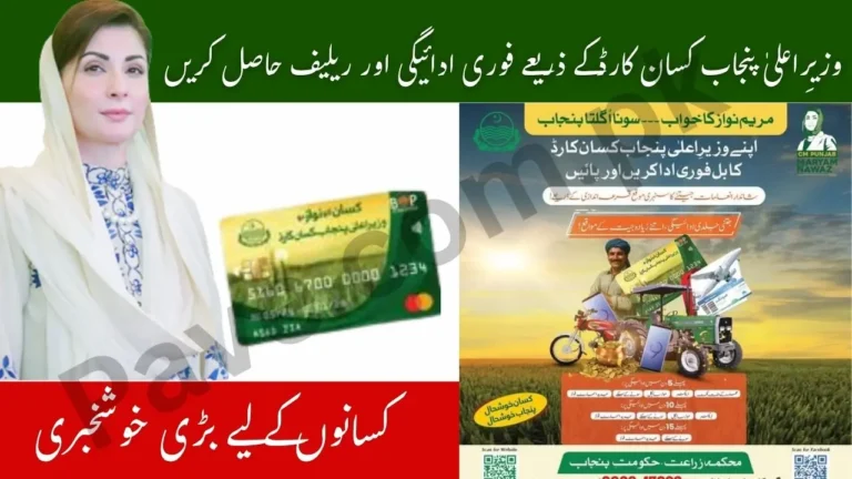 Get Instant Payments and Relief through the Chief Minister Punjab Kisan Card