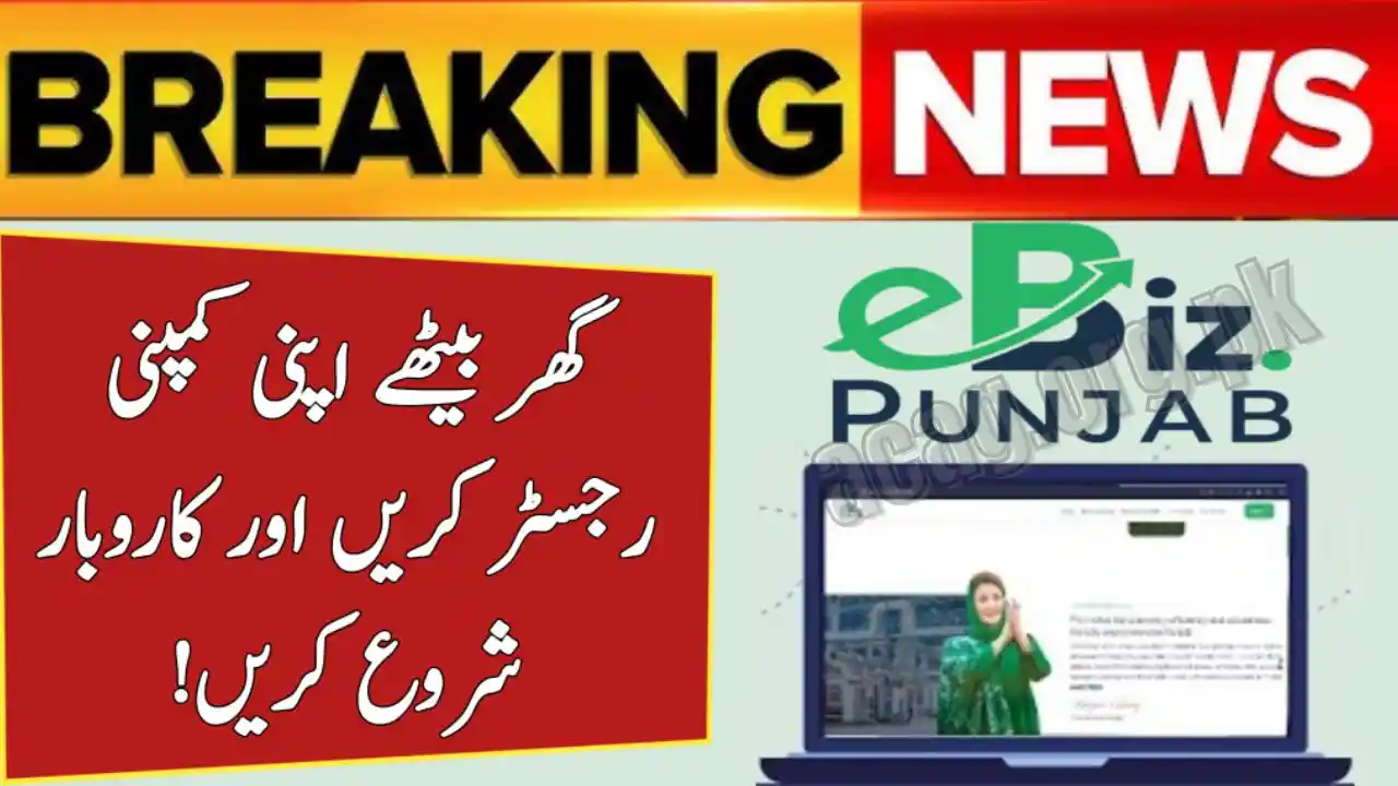 Good News How to Start a Business from Home via eBiz Punjab 2025