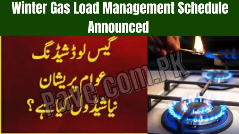 Winter Gas Load Management Schedule Announced Across Pakistan – Complete Details, Timings, and Impact Analysis 7 New Winter Gas Timings Announced by SNGPL for Punjab & KP