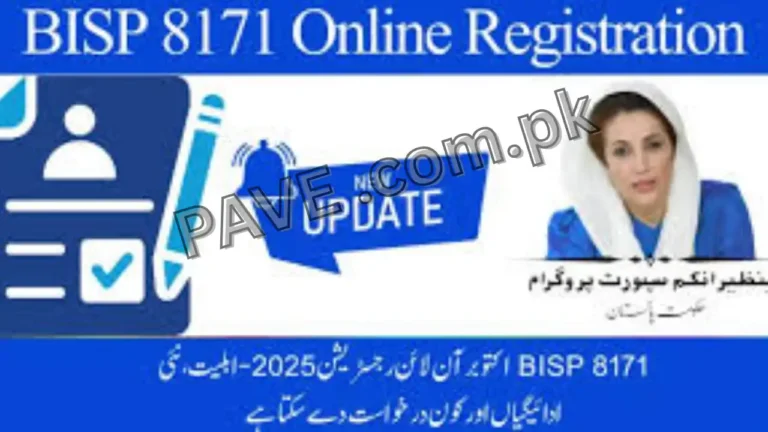 Breaking News BISP 8171 Online Registration October 2025 6 BISP 8171 Online Registration October 2025