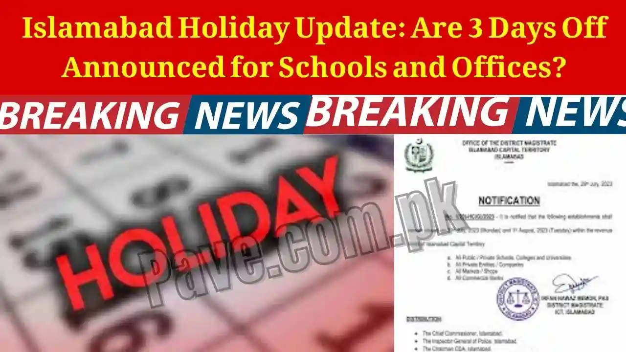 Are 3 Days Off Announced for Schools and Offices?