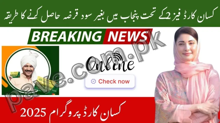 How to Get Interest-Free Loan Through Punjab Kisan Card Phase 2