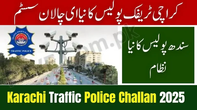Karachi Traffic Police Challan 2025