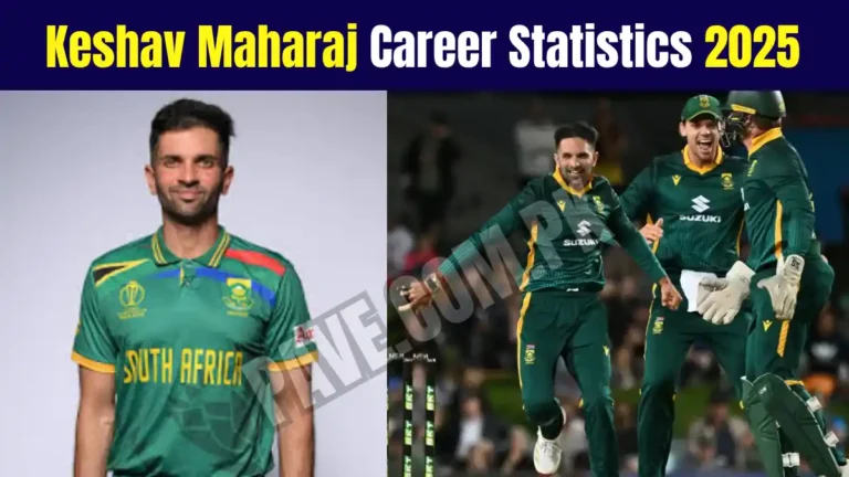 Keshav Maharaj Career Statistics 2025
