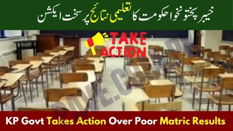 Khyber Pakhtunkhwa to Take Action Over Poor Matric Exam Results Below 40% 6 Khyber Pakhtunkhwa to Take Action Over Poor Matric Exam Results Below 40%