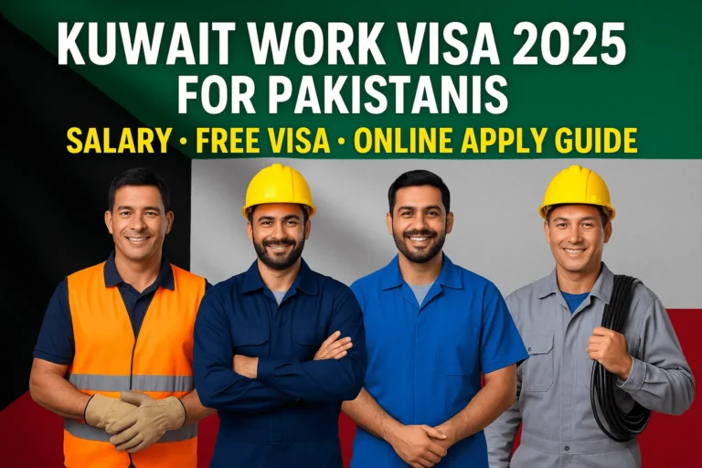 Kuwait Free Work Visa 2025 – Driver & Labor Jobs for Pakistanis (Apply Online) 8 Kuwait Work Visa 2025 Pakistan