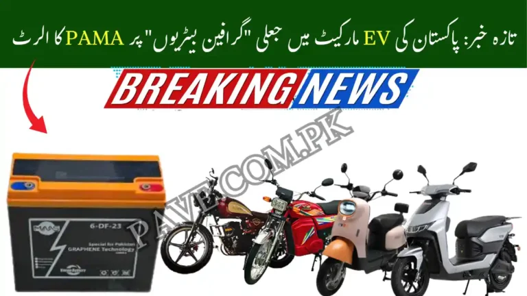 PAMA Sounds Alarm on Fake Graphene Batteries in Pakistan EV Market