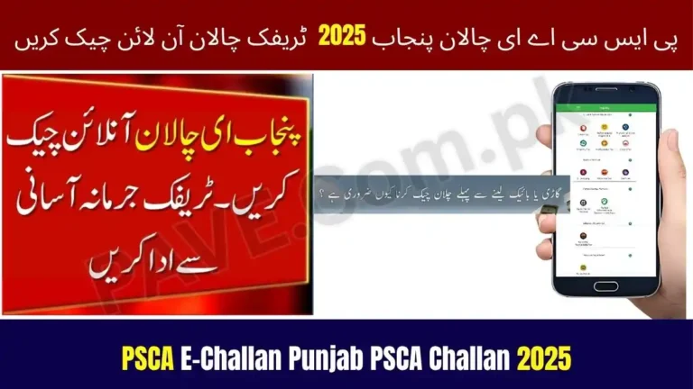 Breaking News: PSCA E-Challan Punjab PSCA Challan 2025 – Check Traffic Fine Status Online 9 PSCA E-Challan Punjab PSCA Challan 2025