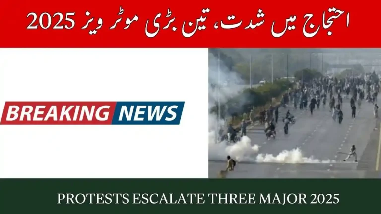 Protests Escalate Three Major Motorways Shut