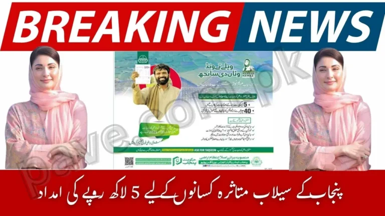 Punjab CM Maryam Nawaz Announces Rs 5 Lakh Aid for Flood-affected Farmers 2 Punjab CM Maryam Nawaz Announces Rs 5 Lakh Aid for Flood-affected Farmers