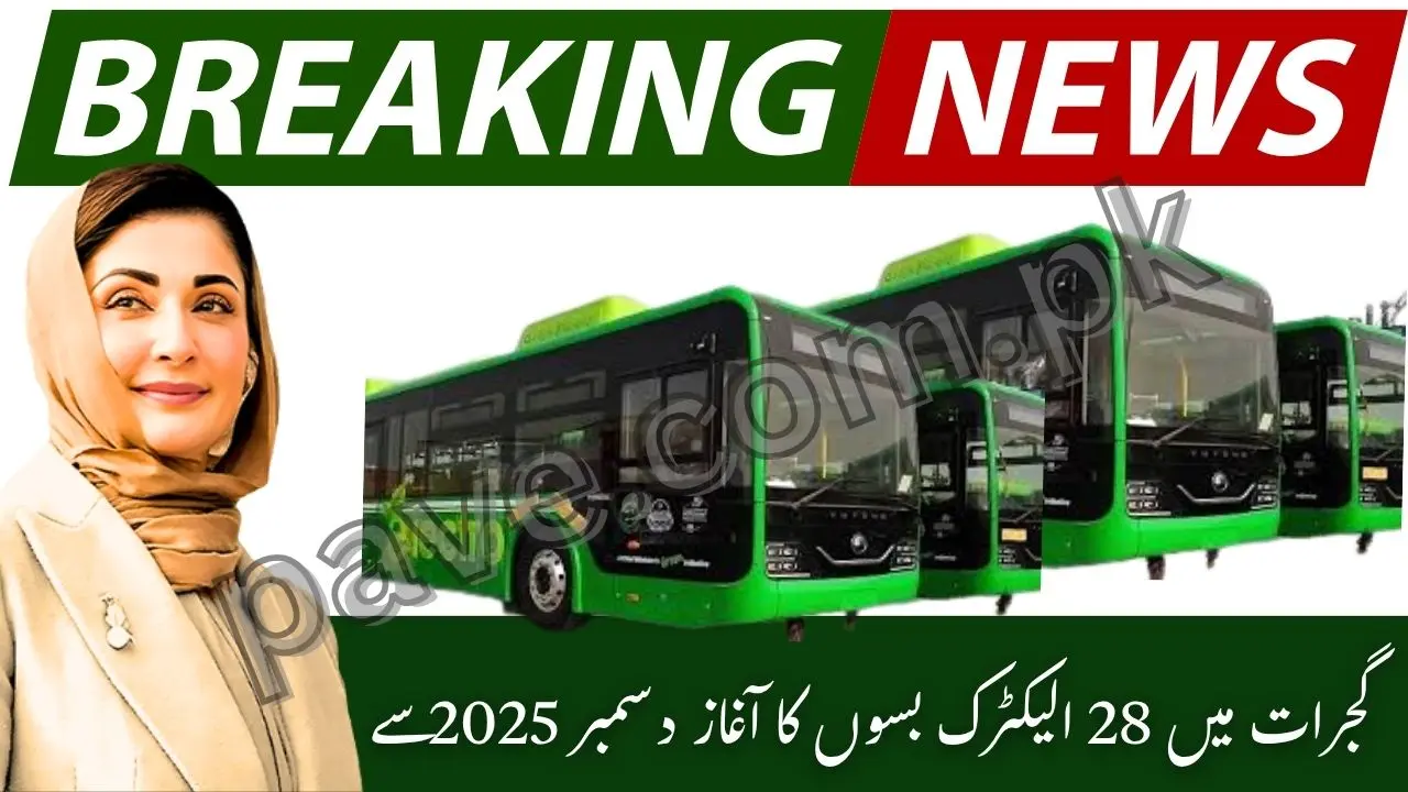 Punjab to Launch 28 Electric Buses in Gujrat City