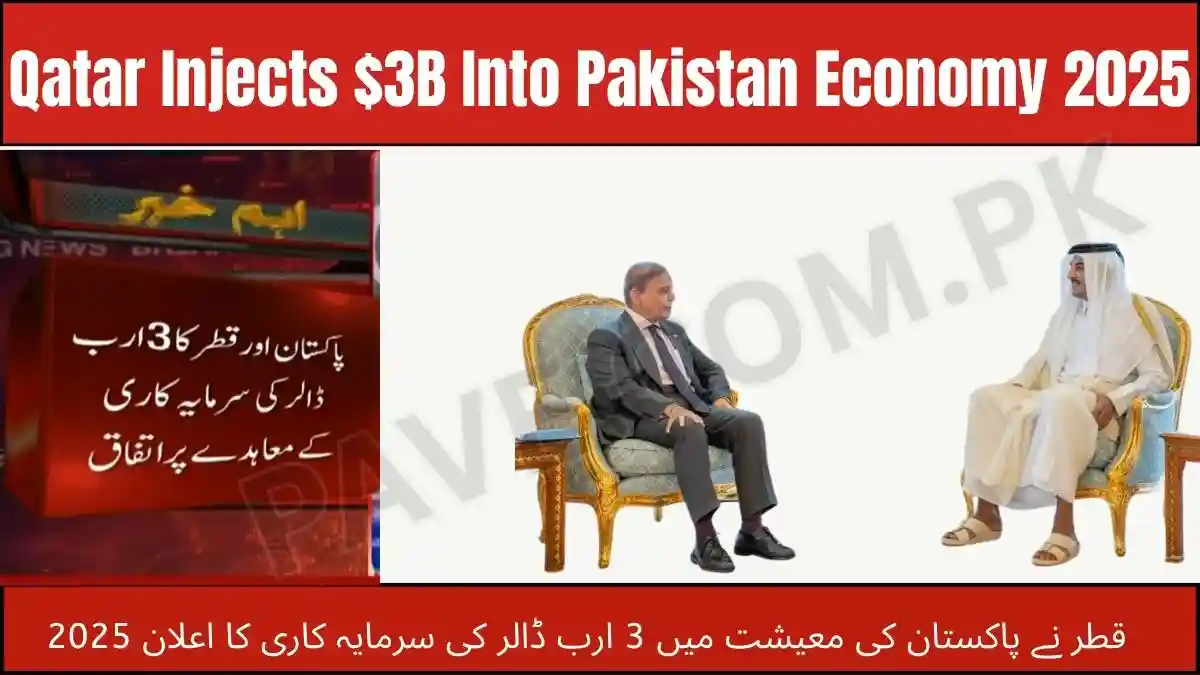 Qatar Injects $3B Into Pakistan Economy 2025 Deal 1 Qatar Injects $3B Into Pakistan Economy 2025 Deal