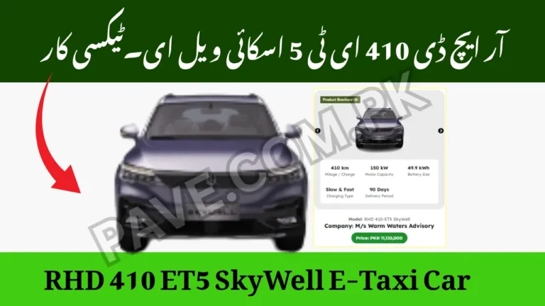 RHD 410 ET5 SkyWell E-Taxi Car