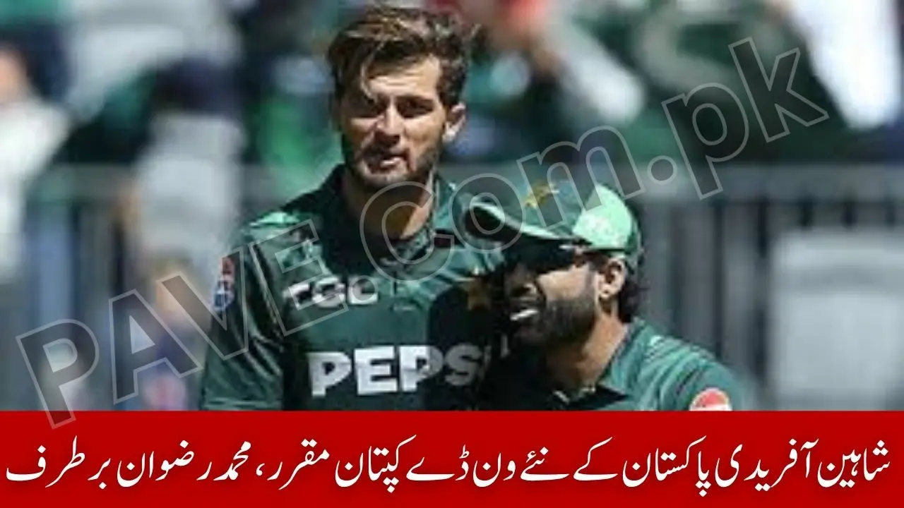 Breaking: Shaheen Afridi Replaces Mohammad Rizwan as Pakistan ODI Captain 1 Shaheen Afridi Replaces Mohammad Rizwan as Pakistan ODI Captain