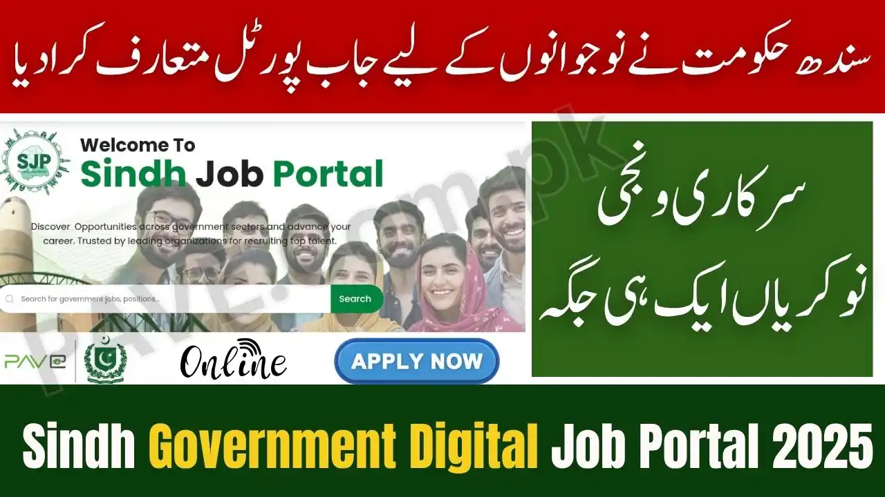 Sindh Job Portal Opens 2.6 Million Employment Opportunities