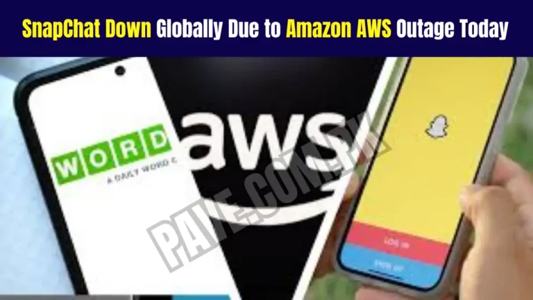 SnapChat Down Globally Due to Amazon AWS Outage Today