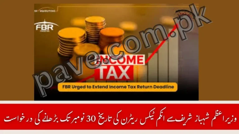 Tax Experts Urge PM Shahbaz Sharif to Extend Income Tax Return Deadline 2025 to November 30 1 Tax Experts Urge PM Shahbaz Sharif to Extend Income Tax Return Deadline 2025 to November 30
