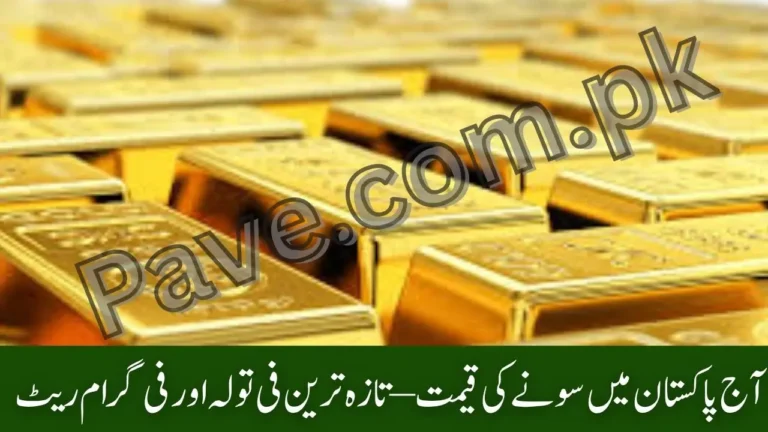 Today Gold Price in Pakistan