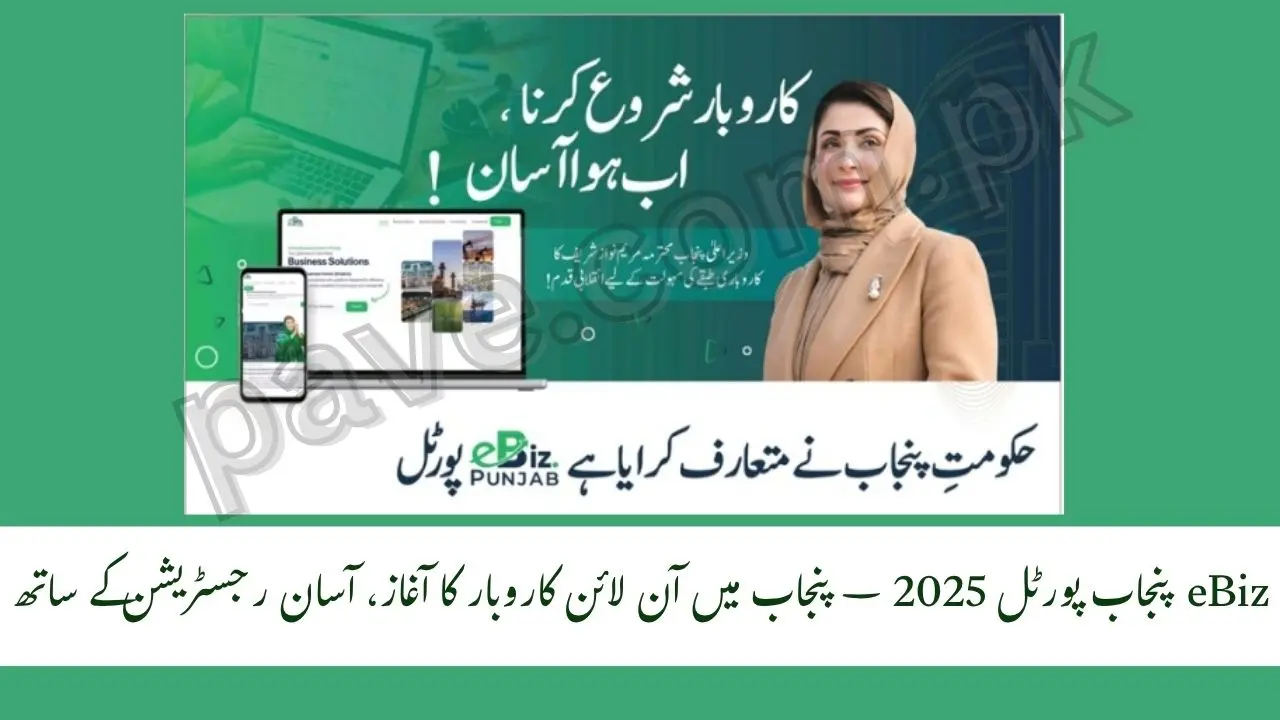eBiz Punjab Portal 2025 Register Your Business Online in Punjab 1 eBiz Punjab Portal 2025 Register Your Business Online in Punjab