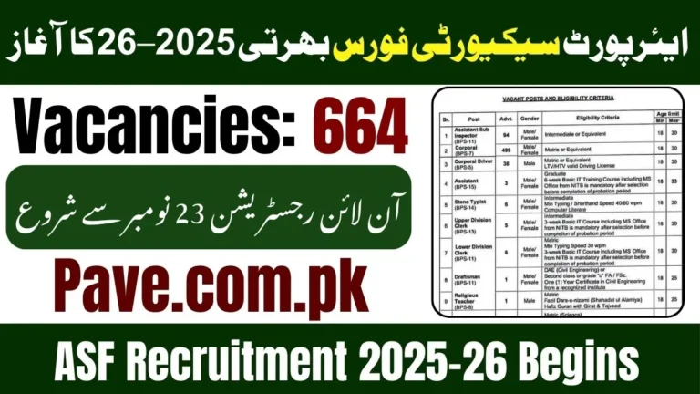 ASF Recruitment 2025-26 Begins