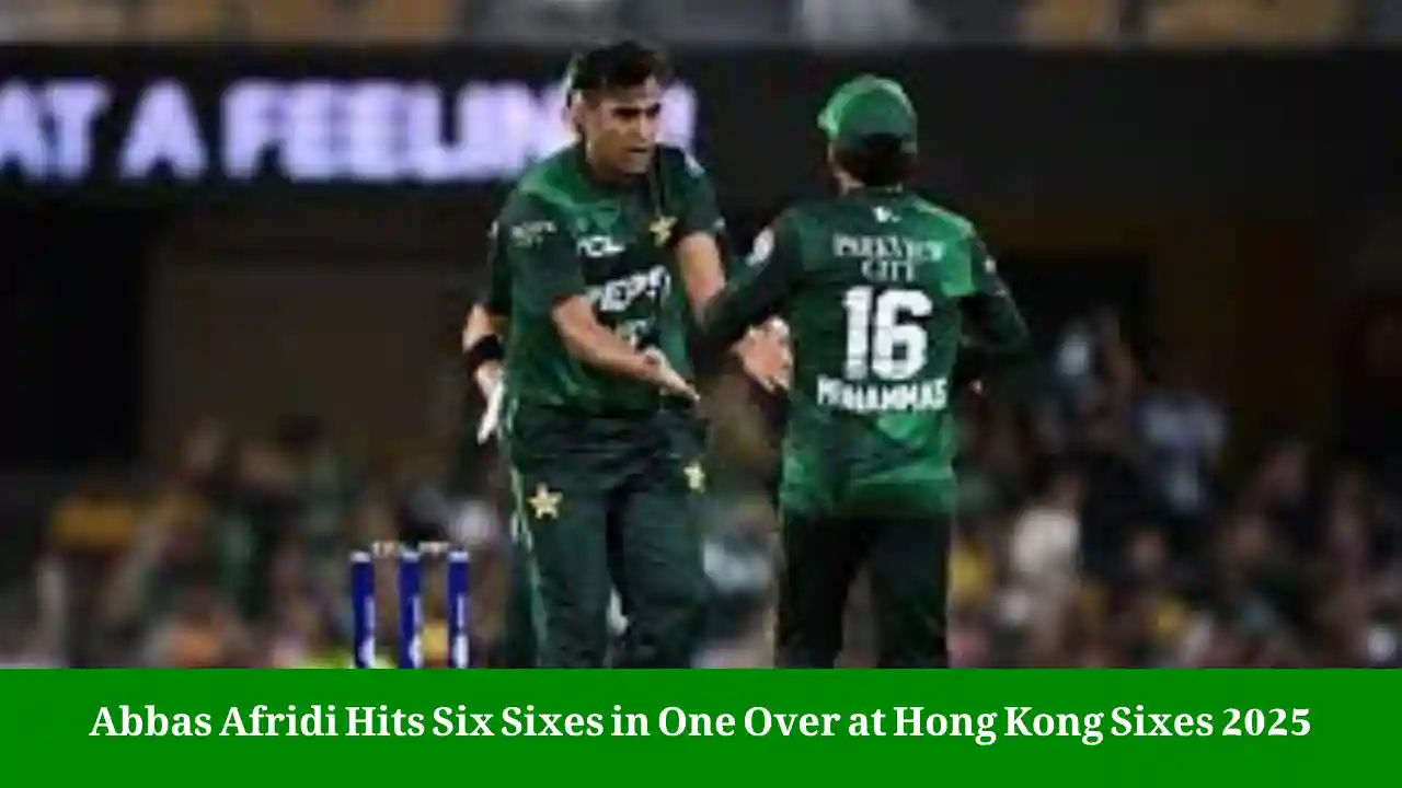 Abbas Afridi Six Sixes Hong Kong Sixes 2025