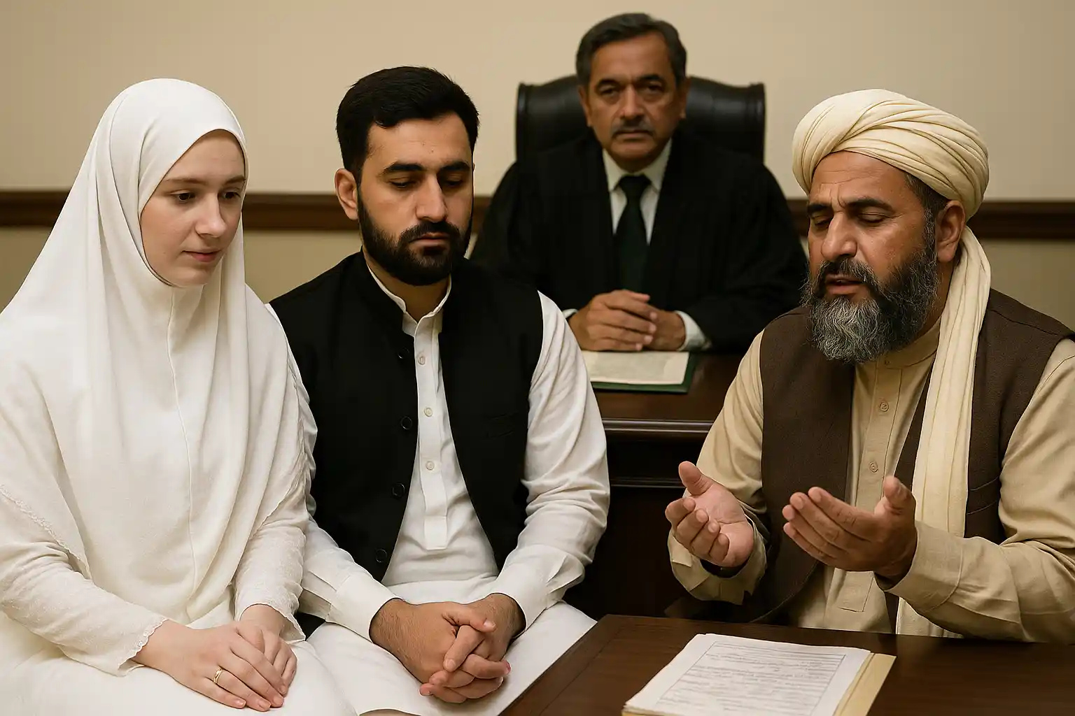 Another Foreign Woman Arrives in Pakistan for Marriage After Online Friendship 1 Another Foreign Woman Arrives in Pakistan to Marry Her Social Media Friend