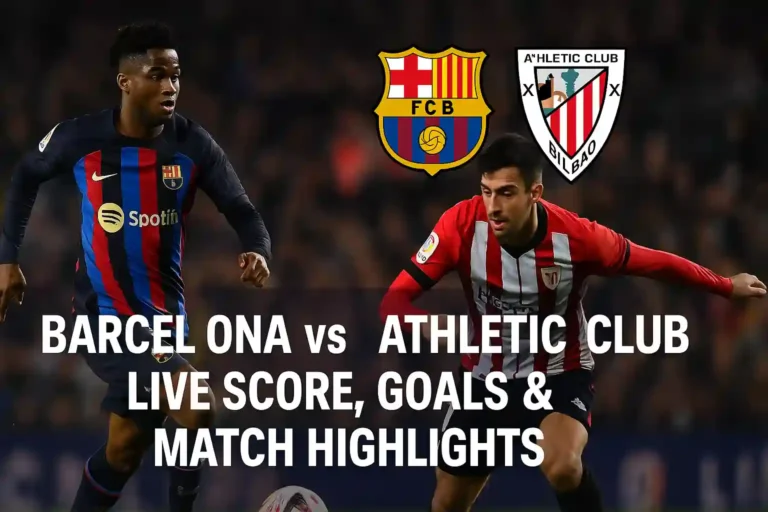 Barcelona vs Athletic Club Live Score