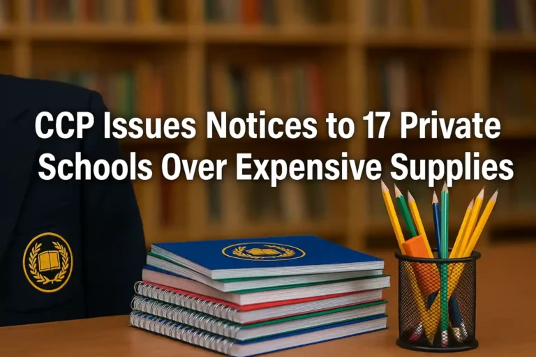 CCP Issues Notices to 17 Major Private Schools Over Costly Stationery and Uniforms