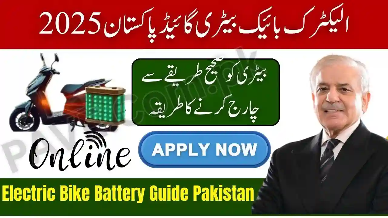 Electric Bike Battery Guide Pakistan