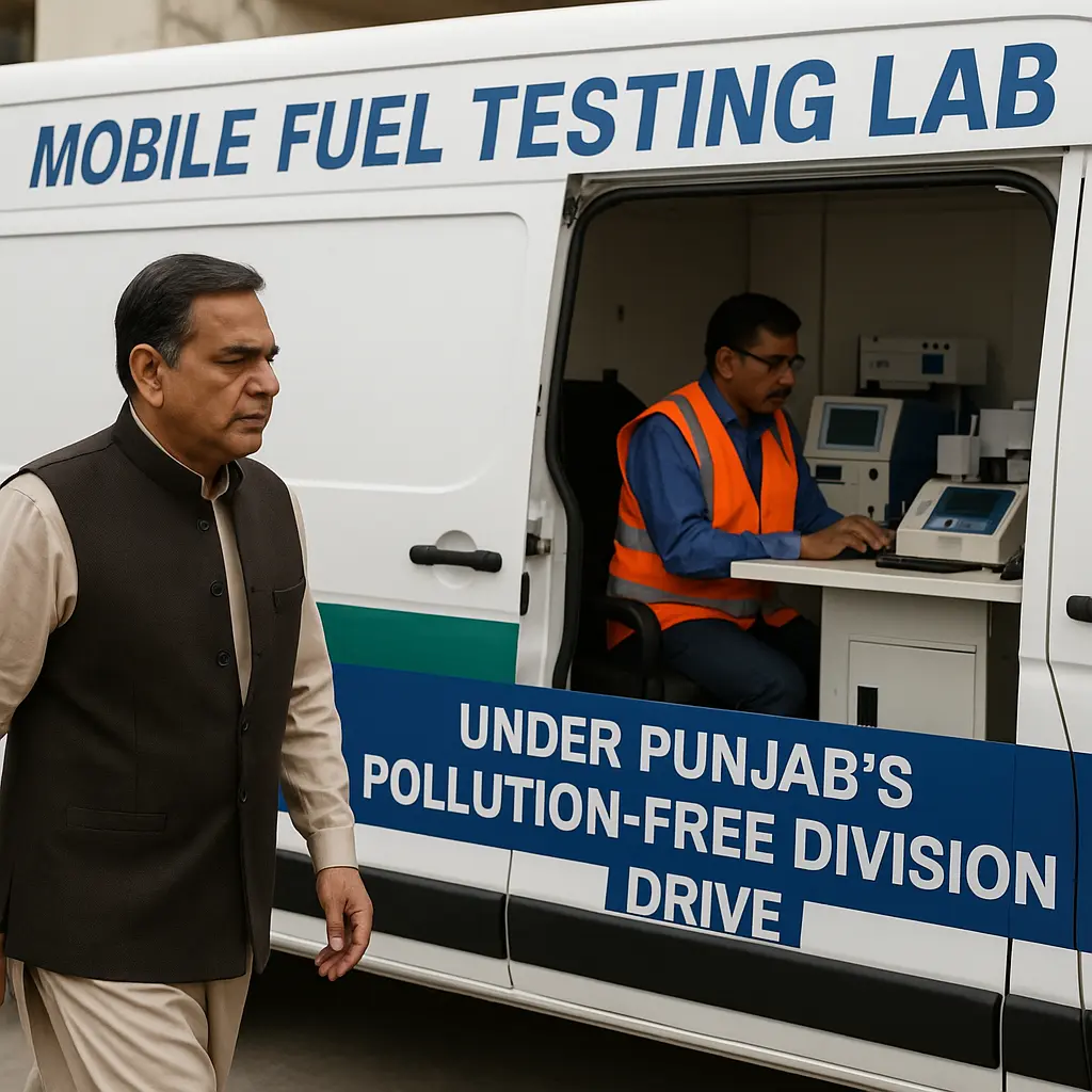 Faisalabad Mobile Fuel Testing Lab Punjab’s Pollution-Free Division