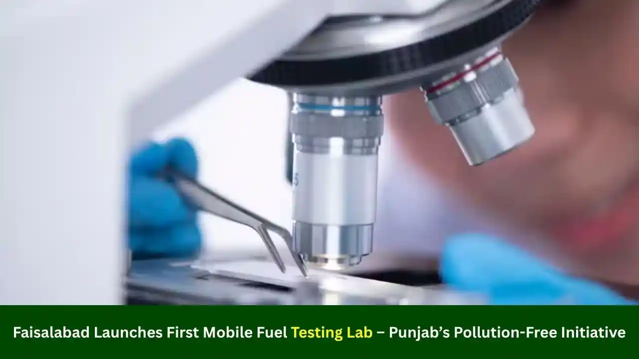 Faisalabad Mobile Fuel Testing Lab