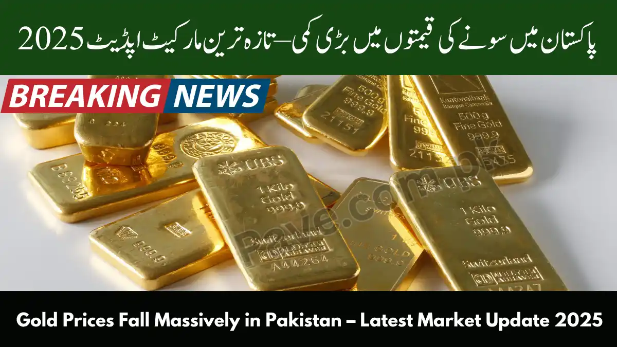 Huge Drop in Gold Per Tola in Pakistan Today