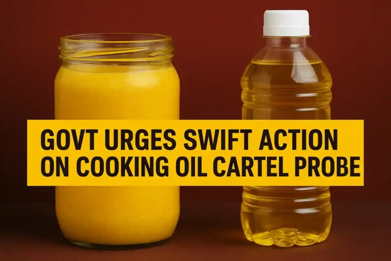 Govt Cooking Oil Cartel Probe
