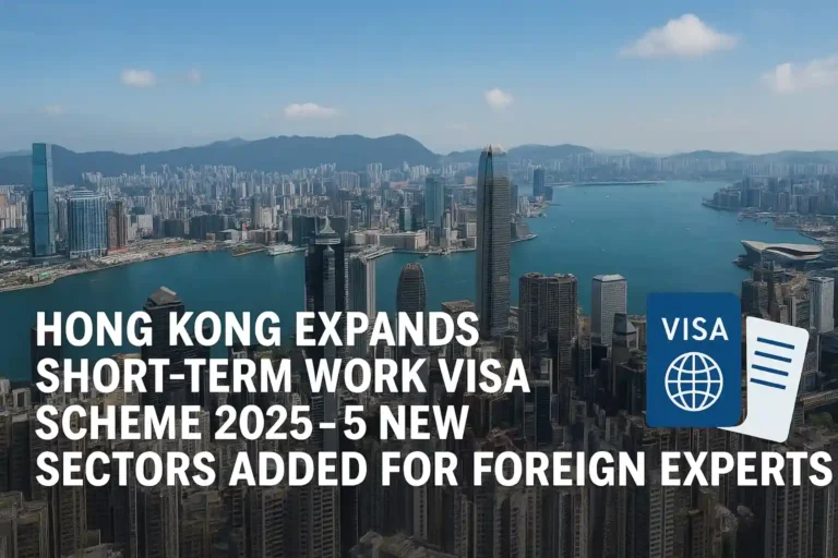Hong Kong Expands Short-Term Work Visa Scheme 2025 – 5 New Sectors Added for Foreign Experts 8 Hong Kong Expands Short-Term Work Visa Scheme 2025