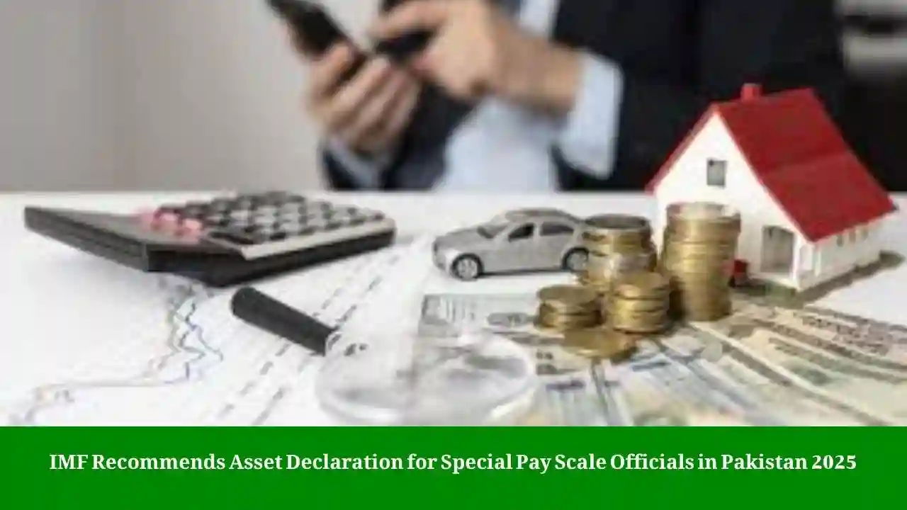 IMF Recommends Asset Declaration for Special Pay Scale Officials in Pakistan 2025