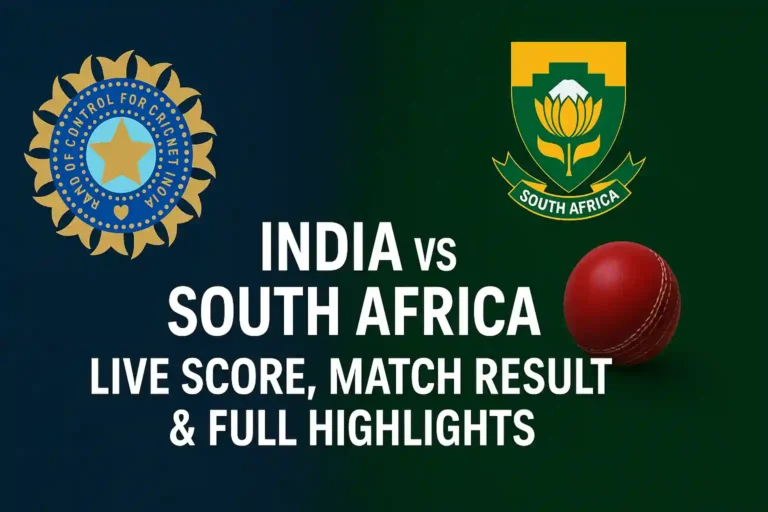 India vs South Africa Live Score