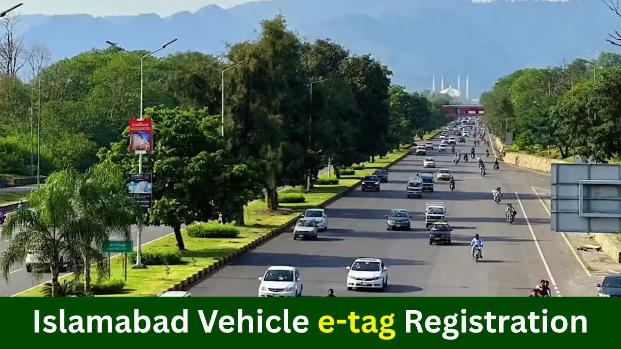 Islamabad vehicle e-tag registration